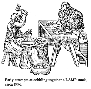 Early LAMP stack